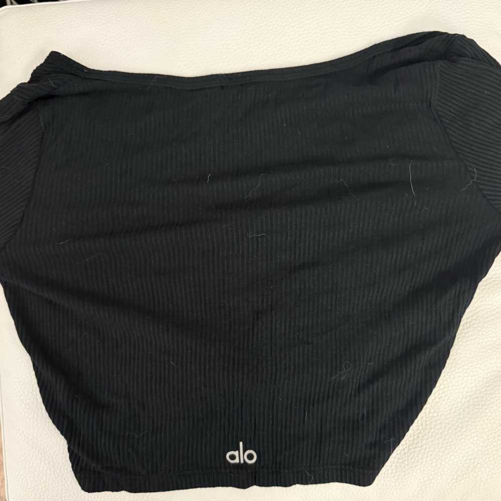 Black Alo Yoga Crop Top